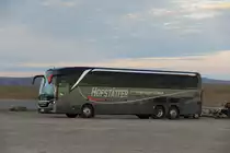 Setra 516 HDH von Hofstätter aus Österreich am Nordkapp, Norwegen, Aufgenommen am 22. Juli 2016