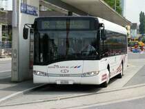 ROTTAL AUTO AG - SOLARIS UMBRIO 12 Bus Nr.3 LU 15036 beim Bahnhof von Sursee am 02.08.2008