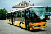 PostAuto Aargau Nr. 15/AG 428'666 Setra (ex P 25'601) am 20. Juli 2008 Frick, Bahnhof