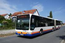 Stadtbus Mainz / Stadtbus Wiesbaden: Mercedes-Benz Citaro Facelift G der ESWE Wiesbaden, aufgenommen im August 2016 in Mainz-Bretzenheim.