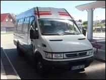 Iveco Daily der Stadtwerke Stralsund in Bergen am 25.06.2014