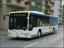Dieser Mercedes Citaro fuhr am 31.07.08 durch die Strassen von Brig. (Hans)