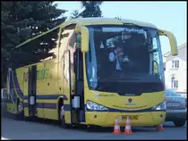 Scania Irizar von CentrumTurist aus Dänemark in Sassnitz am 25.06.2014