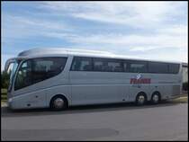 Scania Irizar von Franke-Reisen aus Deutschland im Gewerbegebiet Sassnitz am 25.06.2014