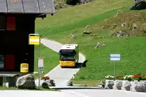 Ein Irisbus Crossway auf der Linie 12.253 Le Châble - Mauvoisin nähert sich der Station Bonatchiesse; 21.08.2016