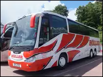Scania Irizar von Höller-Reisen aus Deutschland im Stadthafen Sassnitz am 26.06.2014