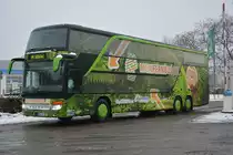 In Kürze wird am ZOB M-AY 100 zur Abfahrt nach Zürich bereitgestellt. Aufgenommen wurde ein Setra S 431 DT.
