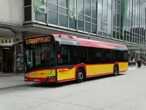 HSB Solaris Urbino 12 Wagen 18 am 22.08.16 in Hanau Marktplatz