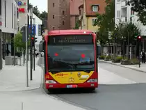 HSB Mercedes Benz Citaro 1 Wagen 38 am 22.08.16 in Hanau Freiheitsplatz