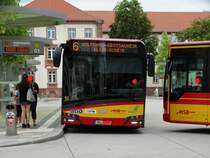 HSB Solaris Urbino 12 Wagen 16 am 22.08.16 in Hanau Freiheitsplatz