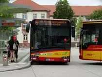 HSB Solaris Urbino 12 Wagen 16 am 22.08.16 in Hanau Freiheitsplatz