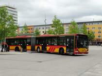 HSB Mercedes Benz Citaro 1 G Wagen 74 am 22.08.16 in Hanau Freiheitsplatz
