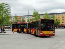 HSB Mercedes Benz Citaro 1 G Wagen 74 am 22.08.16 in Hanau Freiheitsplatz