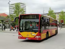 HSB Mercedes Benz Citaro 1 G Wagen 74 am 22.08.16 in Hanau Freiheitsplatz