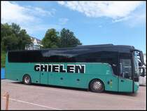 Van Hool TX16 von Ghielen aus den Niederlanden im Stadthafen Sassnitz am 26.06.2014