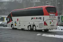 Am 23.01.2016 erreicht dieser Neoplan Starliner (GV-9000AD) sein Zwischenziel Berlin.
