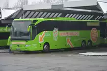 Am 23.01.2016 steht HB-JF 33 am ZOB in Berlin und wartet auf seine Abfahrt. Aufgenommen wurde ein Mercedes Benz Tourismo.
