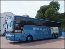 Van Hool T916 von MüllerTours aus Deutschland im Stadthafen Sassnitz am 27.06.2014