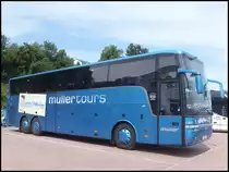 Van Hool T916 von MüllerTours aus Deutschland im Stadthafen Sassnitz am 27.06.2014