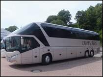 Neoplan Starliner von Univers aus Deutschland im Stadthafen Sassnitz am 27.06.2014