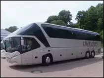 Neoplan Starliner von Univers aus Deutschland im Stadthafen Sassnitz am 27.06.2014