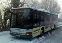 Kalt wars in Burgwedel Bahnhof am 21.02.2010