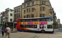 Stadtlinienbus am 19.6.2016 in Oxford, Grafschaft Oxfordshire, England /