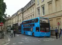 Stadtlinienbusse am 19.6.2016 in Oxford, Grafschaft Oxfordshire, England /