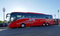 Setra 516 HD n° 16, AFA (Adelboden - Frutigen Autotransport), aire de repos de Bavois, été 2016