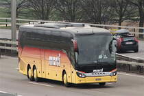 Setra 516 HD n° 3 Marti, près de Berne printemps 2016