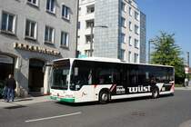 Stadtbus Aschaffenburg / Verkehrsgemeinschaft am Bayerischen Untermain (VAB): Mercedes-Benz Citaro Facelift der Stadtwerke Aschaffenburg Verkehrs-GmbH (STWAB), aufgenommen im September 2016 in der Nähe vom Hauptbahnhof in Aschaffenburg.