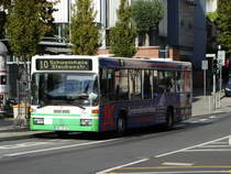 Stadtwerke Aschaffenburg Mercedes Benz O405N Wagen 141 am 22.09.16 an der Stadthalle