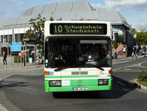 Stadtwerke Aschaffenburg Mercedes Benz O405N Wagen 141 am 22.09.16 an der Stadthalle