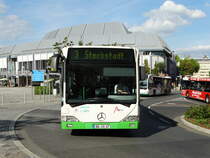 Stadtwerke Aschaffenburg Mercedes Benz Citaro 1 G Wagen 147 am 22.09.16 an der Stadthalle