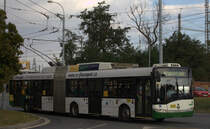Ein Skoda Solaris als Gelenkbus. Pilsen , 23.09.2016 16:52 Uhr.