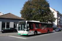 Stadtbus Aschaffenburg / Verkehrsgemeinschaft am Bayerischen Untermain (VAB): Mercedes-Benz Citaro der Stadtwerke Aschaffenburg Verkehrs-GmbH (STWAB), aufgenommen im September 2016 in der Nähe vom Hauptbahnhof in Aschaffenburg.