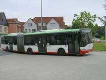 Solaris Urbino 18, Wagen 0465 als CE31 Hattingen Mitte  S  nach Bochum Hbf.,mit 31 Haltestellen eine der l�ngsten Strecken der Bogestra,ab Bochum Hbf. f�hrt dieser als Linie 349 weiter nach Bochum Stiepel Haarstrasse.(27.08.2008)  