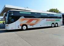 ''autotrans.hr'' mit einem Setra S 417 GT-HD am Berlin ZOB im August 2016.