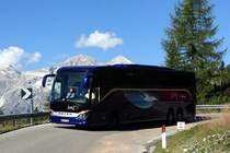 Setra S 517 HD  Josy , bei Cortina d'Ampezzo/Dolomiten 09.09.2016