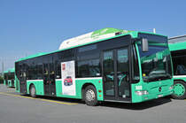 Mercedes Citaro 809 steht auf dem Hof der Garage Rankstrasse. Die Aufnahme stammt vom 22.09.2016.