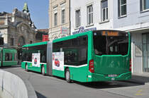 Mercedes Citaro 7005, auf der Linie 30, wartet an der Endstation am Bahnhof SBB. Die Aufnahme stammt vom 22.09.2016.