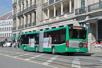 Mercedes Citaro 7013, auf der Linie 30, verlässt die Endstation am Bahnhof SBB. Die Aufnahme stammt vom 22.09.2016.