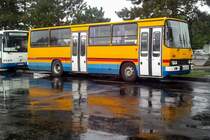 Ikarus 266 des ehemaligen  Zala Volan  (aktuell Verkehrszentrum Nord-West Ungarn) fotografiert am 06.09.2016.