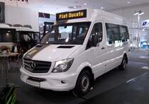 IAA 2016 in Hannover. Zu sehen hier der Mercedes Sprinter mit LED Matrix für Fiat Ducato. Aufnahme vom 25.09.2016