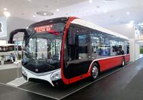 IAA 2016 in Hannover. Zu sehen hier der SOR Electric Bus. Aufnahme vom 25.09.2016