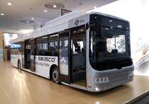 IAA 2016 in Hannover. Zu sehen hier der Ebusco Electric. Aufnahme vom 25.09.2016