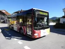 Ortsbus Laax - MAN Lions City GR 161644 unterwegs in Laax am 28.09.2016