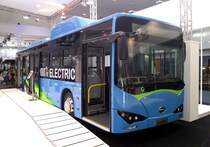 IAA 2016 in Hannover. Zu sehen hier der BYD Ebus. Aufnahme vom 25.09.2016