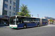 Stadtbus Aschaffenburg / Verkehrsgemeinschaft am Bayerischen Untermain (VAB): Mercedes-Benz Citaro Facelift G der Stadtwerke Aschaffenburg Verkehrs-GmbH (STWAB), aufgenommen im September 2016 in der Nähe vom Hauptbahnhof in Aschaffenburg.