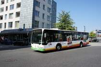 Stadtbus Aschaffenburg / Verkehrsgemeinschaft am Bayerischen Untermain (VAB): Mercedes-Benz Citaro der Stadtwerke Aschaffenburg Verkehrs-GmbH (STWAB), aufgenommen im September 2016 in der Nähe vom Hauptbahnhof in Aschaffenburg.